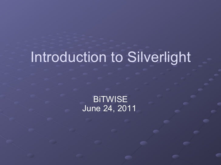 SCARICARE VIDEO SILVERLIGHT MSN